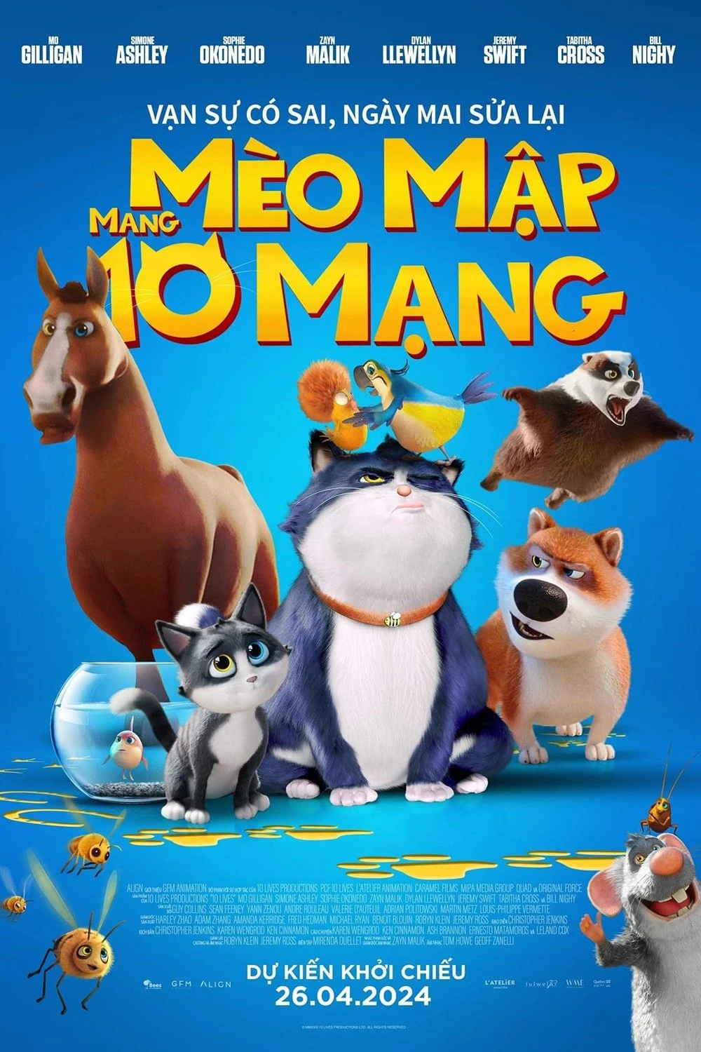 Mèo Mập Mang 10 Mạng | 10 Lives (2024) Mèo Mập Mang 10 Mạng | 10 Lives (2024)